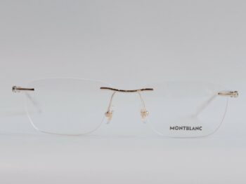 Gọng kính Montblanc Rimless Gold Eyeglasses MB0169O - gong kinh montblanc rimless gold eyeglasses mb0169o 3 scaled