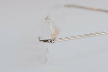 Gọng kính Montblanc Rimless Gold Eyeglasses MB0169O - gong kinh montblanc rimless gold eyeglasses mb0169o 5