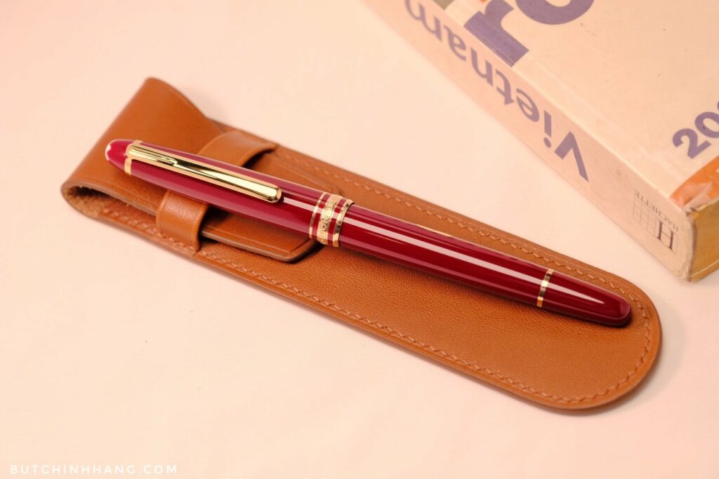 Mẫu Bút Montblanc Meisterstuck 144 Burgundy Fountain Pen Có Đặc Biệt ? - mau but montblanc meisterstuck 144 burgundy fountain pen co dac biet 5