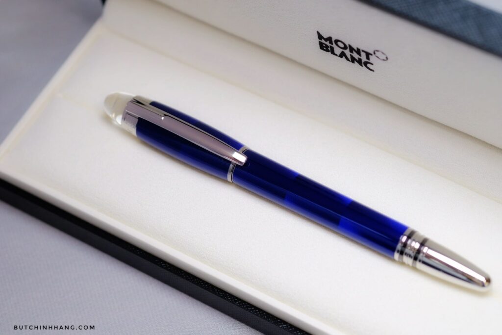 Montblanc Starwalker Cool Blue Rollerball Pen - The Blue of Prosperity - montblanc starwalker cool blue rollerball pen mau xanh cua su thinh vuong 1