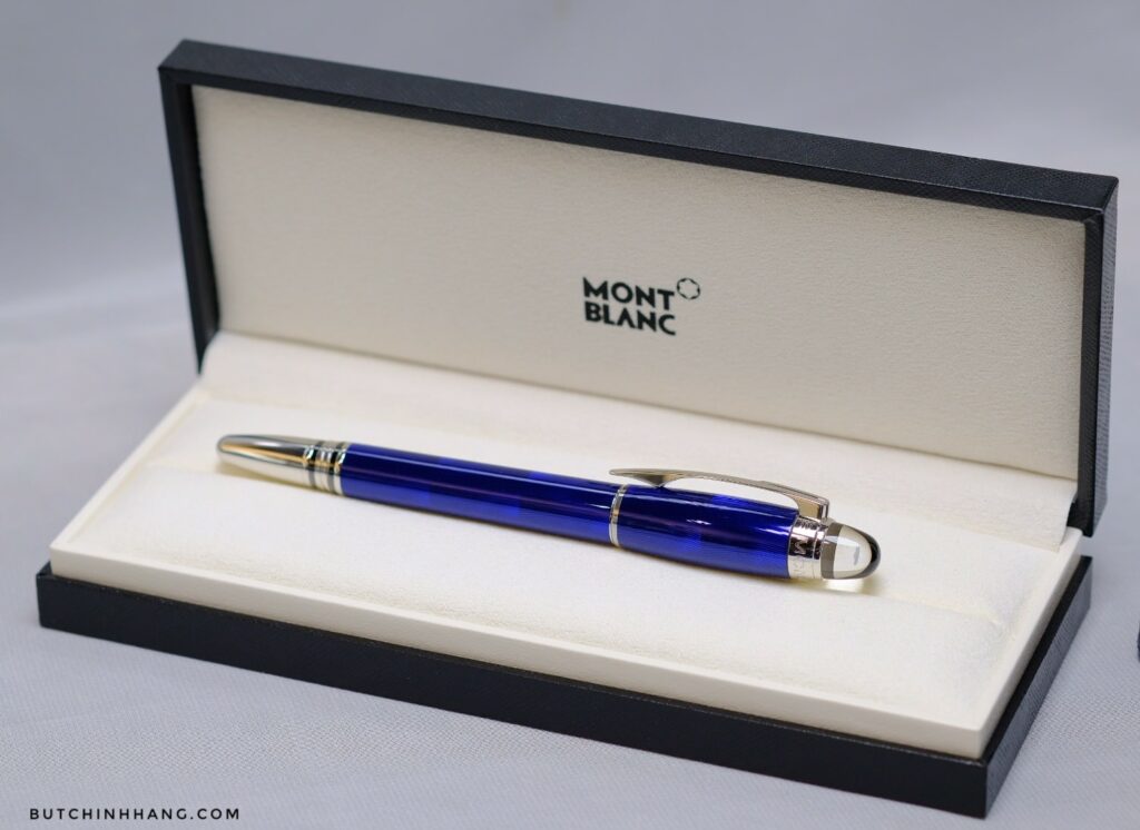 Montblanc Starwalker Cool Blue Rollerball Pen - The Blue of Prosperity - montblanc starwalker cool blue rollerball pen mau xanh cua su thinh vuong