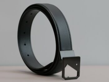 Thắt lưng Montblanc Casual Matte Black Plain Men's Belt 123903 - 3cm - that lung montblanc casual matte black plain mens belt 123903 3cm 1 scaled