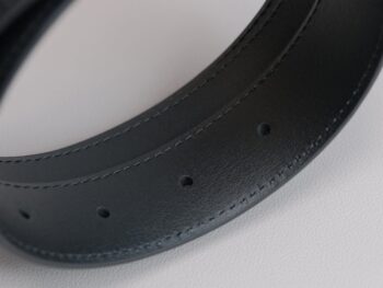 Thắt lưng Montblanc Elegant Black Leather Belt 123891 - 3cm - that lung montblanc elegant black leather belt 123891 3cm 2 scaled