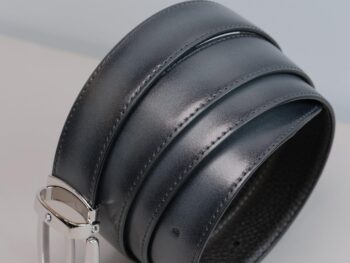 Thắt lưng Montblanc Men's Reversible Business Leather Belt 123900 - 3cm - that lung montblanc reversible calfskin leather belt 112961 3cm 3 scaled