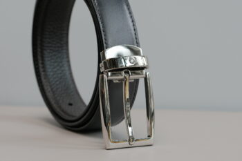 Thắt lưng Montblanc Men's Reversible Business Leather Belt 123900 - 3cm - that lung montblanc reversible calfskin leather belt 112961 3cm