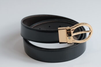 Thắt lưng Montblanc Classic Gold Reversible Leather Belt 38579 – 3cm Thắt lưng Montblanc Mới Nguyên Hộp