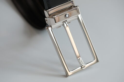 Thắt lưng Montblanc Black Reversible Cut-to-size Business Belt 113273  – 3cm