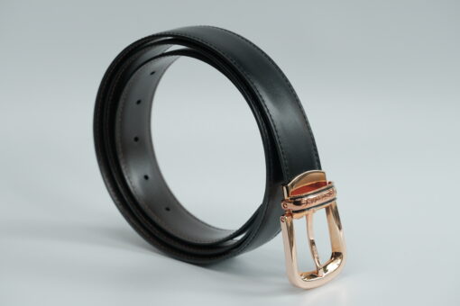 Thắt lưng Montblanc Classic Line Trapeze Buckle Reversible Black / Brown Leather Belt 109737  – 3cm
