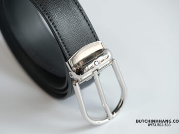 Thắt lưng Black Leather Men's Horseshoe Reversible Belt 118430 - 3cm - D3F754A2 EC56 4B39 ADA4 B341898480F3 scaled