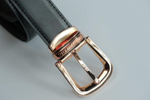Thắt lưng Montblanc Classic Line Trapeze Buckle Reversible Black / Brown Leather Belt 109737  – 3cm Thắt lưng Montblanc Mới Nguyên Hộp 3