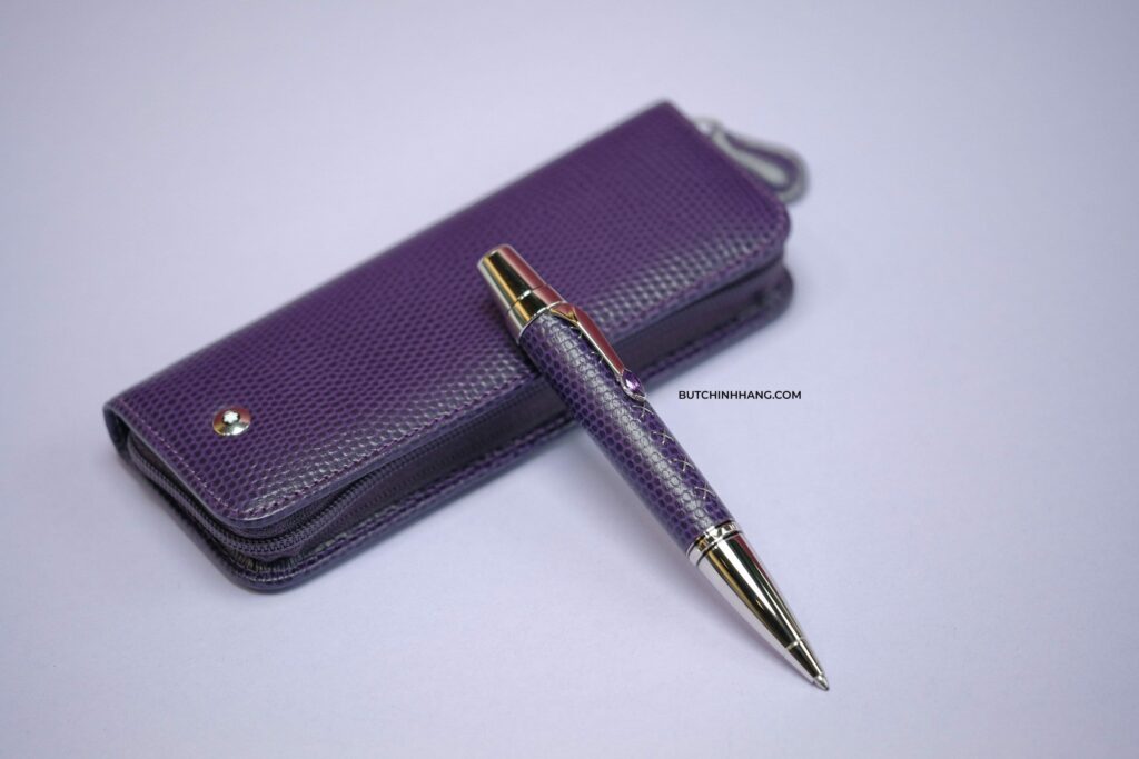 Bút Montblanc Boheme Jewels Amethyst - Màu tím mơ màng của viên đá thạch anh tím kỳ diệu - but montblanc boheme jewels amethyst mau tim mo mang cua vien da thach anh tim ky dieu 2