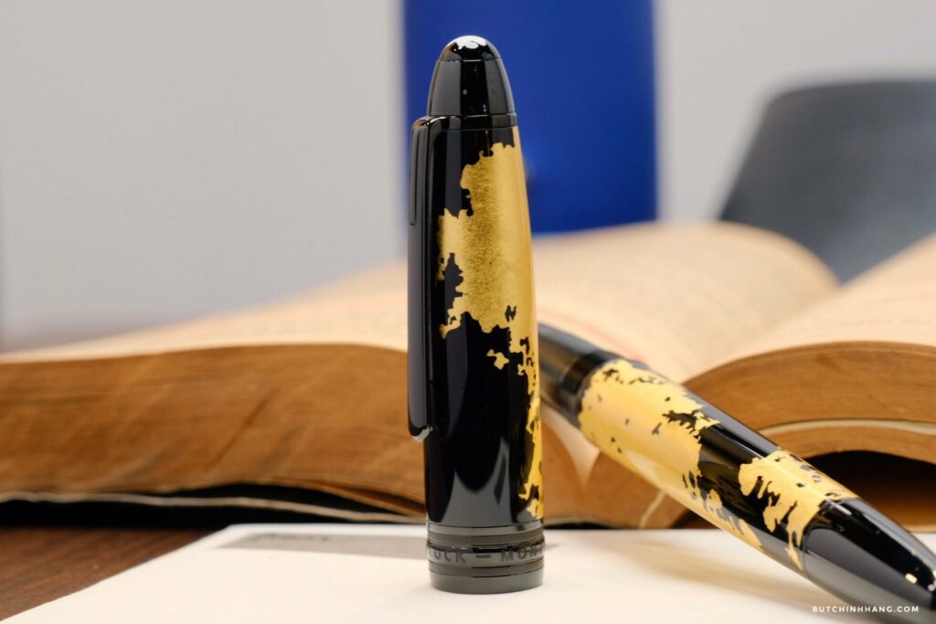 Meisterstuck Solitaire Calligraphy Gold Leaf - Special Luxury Gold-Plated Pen Version - meisterstuck solitaire calligraphy gold leaf special luxury gold-plated pen version 1