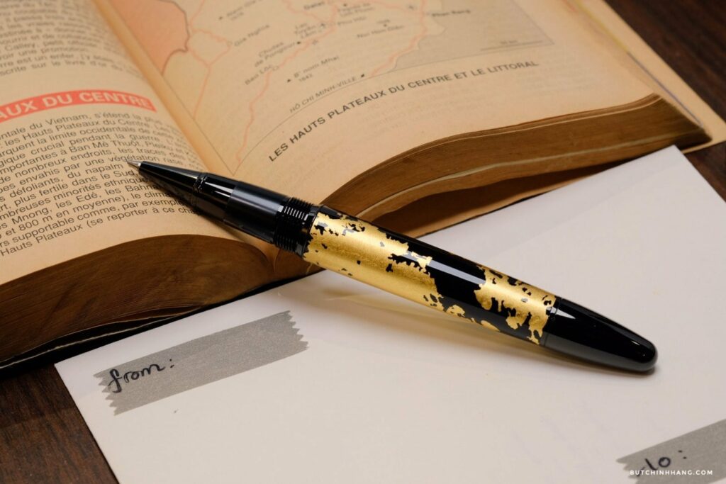 Meisterstuck Solitaire Calligraphy Gold Leaf - Special Luxury Gold-Plated Pen Version - meisterstuck solitaire calligraphy gold leaf special luxury gold-plated pen version 2