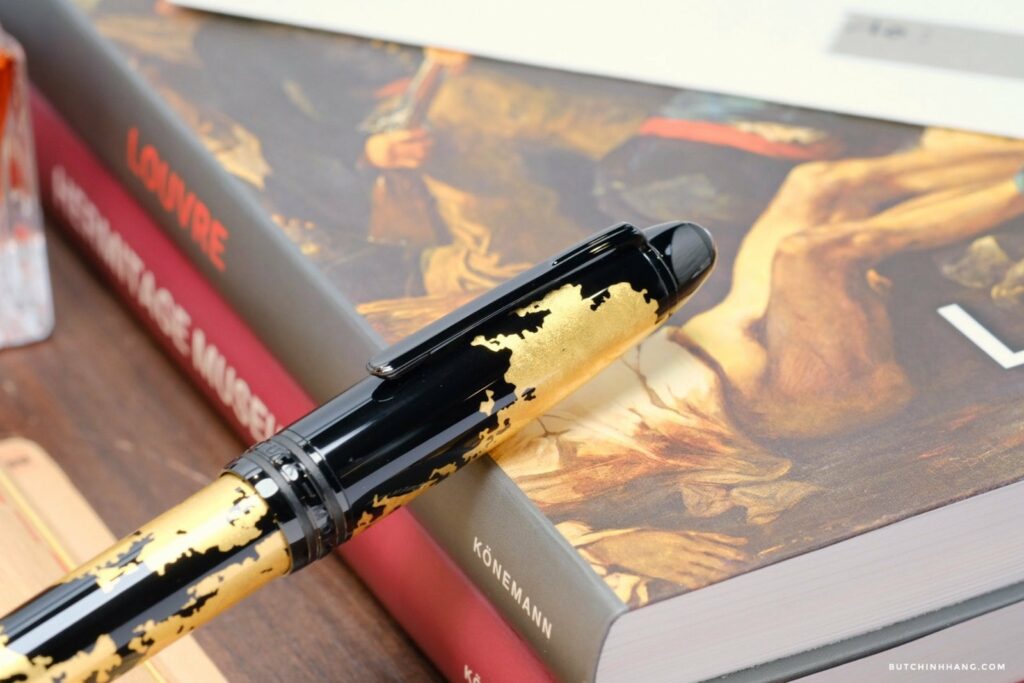 Meisterstuck Solitaire Calligraphy Gold Leaf - Special Luxury Gold-Plated Pen Version - meisterstuck solitaire calligraphy gold leaf special luxury gold-plated pen version 4
