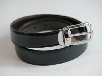Thắt lưng Montblanc Casual Curved Horseshoe Reversibe Belt 114412