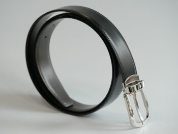 Thắt lưng Montblanc Casual Curved Horseshoe Reversibe Belt 114412 - Ảnh 2