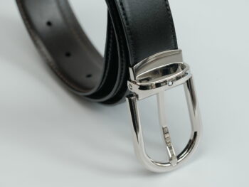 Thắt lưng Montblanc Horseshoe SH Palladium - coat Pin Buckle Reversible Black & Brown Leather Belt 123890 - 3cm - that lung montblanc horseshoe sh palladium coat pin buckle reversible black amp brown leather belt 123890 3cm 3 scaled