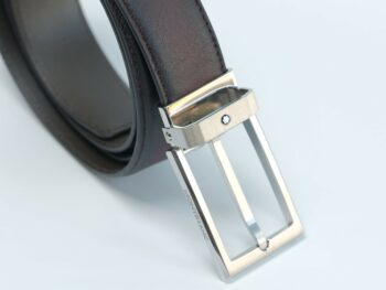 Thắt lưng Montblanc Mens Brown Leather Rectangular Pin Buckle Belt 123886 - 3cm - that lung montblanc mens brown leather rectangular pin buckle belt 123886 3cm 2 scaled