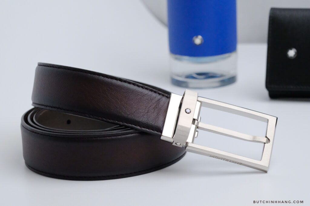 Brown Leather Rectangular Pin Buckle - Mẫu Thắt Lưng Da Nâu Là Phụ Kiện Không Thể Thiếu Cho Các Bộ Suit - 2022 1102 19052300 01