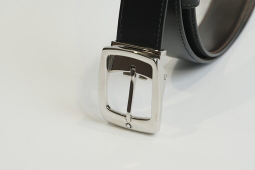 Thắt lưng Montblanc Contemporary Black Leather Belt 9695 – 3cm Thắt lưng Montblanc Mới Nguyên Hộp 3