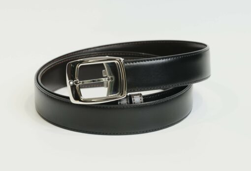 Thắt lưng Montblanc Contemporary Black Leather Belt 9695 – 3cm