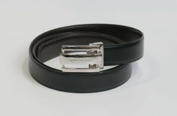 Thắt lưng Montblanc Contemporary Line 3 Ring Cut-out Pall Leather Belts 103431 – 3cm Thắt lưng Montblanc Mới Nguyên Hộp