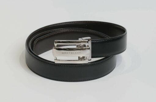Thắt lưng Montblanc Contemporary Line 3 Ring Cut-out Pall Leather Belts 103431 – 3cm