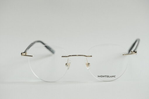 Gọng kính Montblanc Rimless Gold/black Eyeglasses MB0224O Gọng kính Montblanc 2