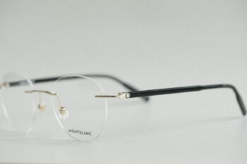 Gọng kính Montblanc Rimless Gold/black Eyeglasses MB0224O