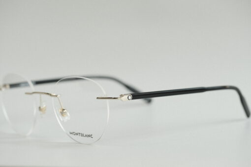 Gọng kính Montblanc Rimless Gold/black Eyeglasses MB0224O Gọng kính Montblanc