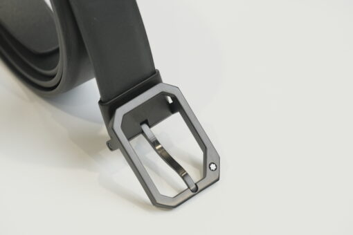 Thắt lưng nữ Belt Frame Pin Buckle Plain Leather Black 2.5cm 123902 Thắt lưng Montblanc 3