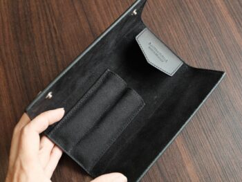 Bao da Leather Goods Meisterstuck 4810 2 Pen Pouch Black 129259 - bao da leather goods meisterstuck 4810 2 pen pouch black 129259