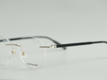 Gọng kính Montblanc Rimless Gold/black Eyeglasses MB0224O