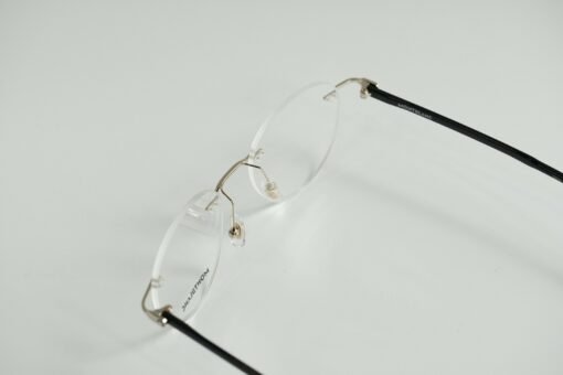 Gọng kính Montblanc Rimless Gold/black Eyeglasses MB0224O - Hình ảnh 3