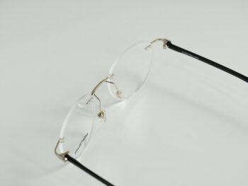 Gọng kính Montblanc Rimless Gold/black Eyeglasses MB0224O - Ảnh 3