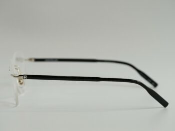 Gọng kính Montblanc Rimless Gold/black Eyeglasses MB0224O - Ảnh 6