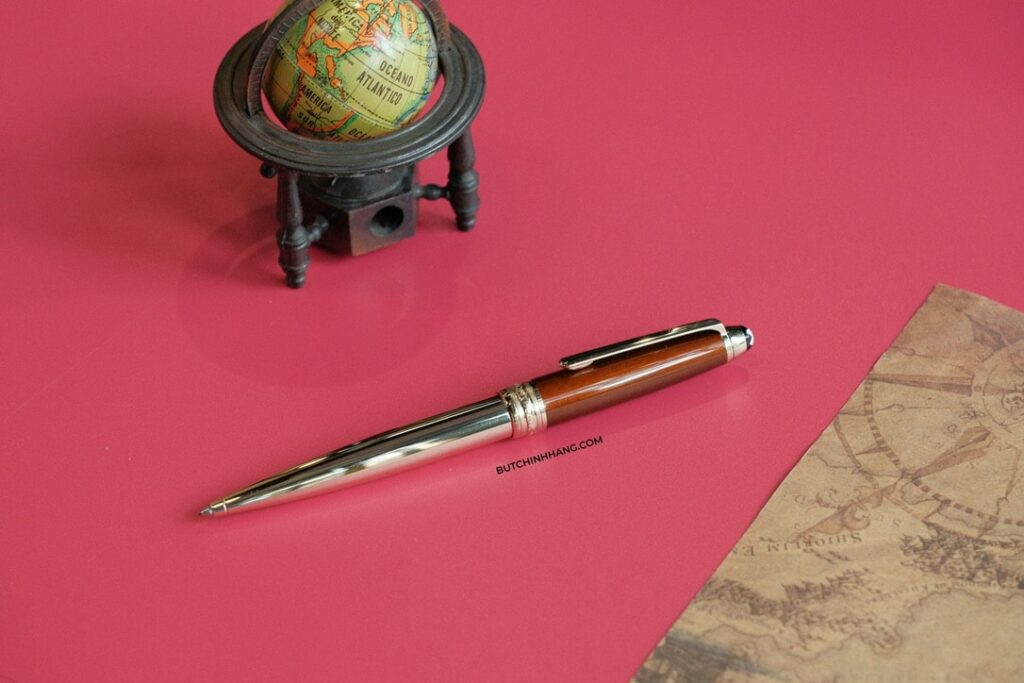 Màu nâu của Citrin và mẫu bút Montblanc Meisterstuck Solitaire Citrin Ballpoint Pen - phien ban but mang mau do san ho doc dao ton vinh nha soan nhac johann sebastian bach vi dai 1