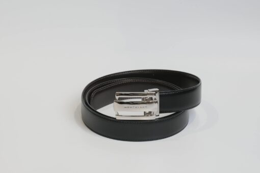 Thắt lưng Montblanc Contemporary Line 3 Ring Cut-out Pall Leather Belts 103431 - 3cm