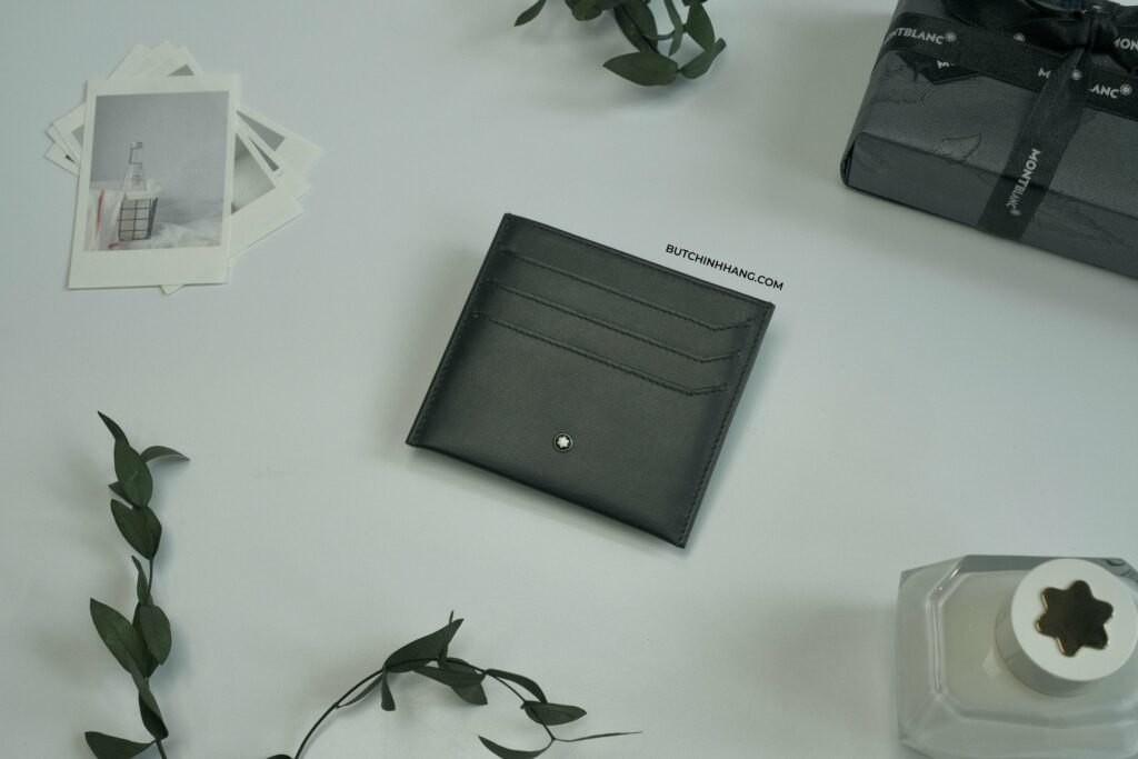 Ví Name card Montblanc Nightflight Pocket Holder 4cc with coin case - Phiên bản ví với ngăn đựng đồng xu độc đáo - vi name card montblanc nightflight pocket holder 4cc with coin case phien ban vi voi ngan dung dong xu doc dao