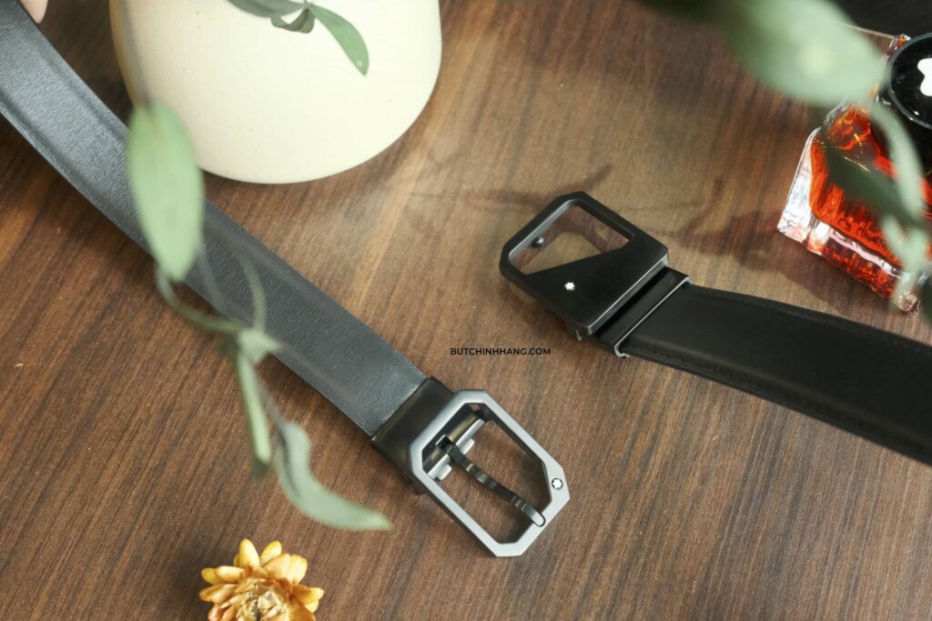 Hai mẫu thắt lưng Montblanc với màu sắc đen tuyền, độc đáo - hai mau that lung montblanc voi mau sac den tuyen doc dao 3