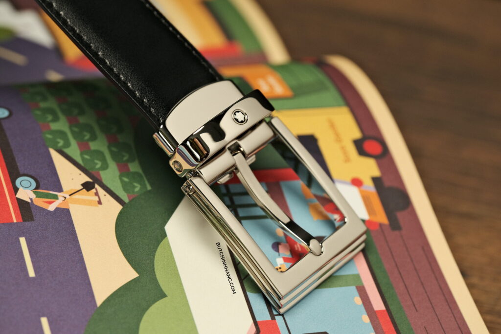 Montblanc Classic Line Reversible Leather Belt - Mẫu thắt lưng đầy sự sáng tạo DSCF8881