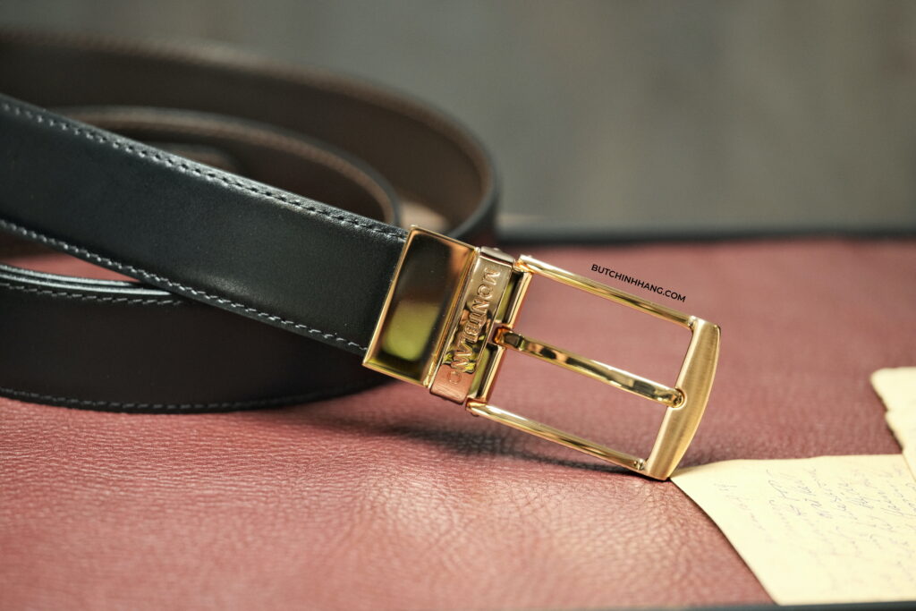 Mẫu thắt lưng công sở với sắc vàng hồng sang trọng đến từ thương hiệu Montblanc - DSCF9088
