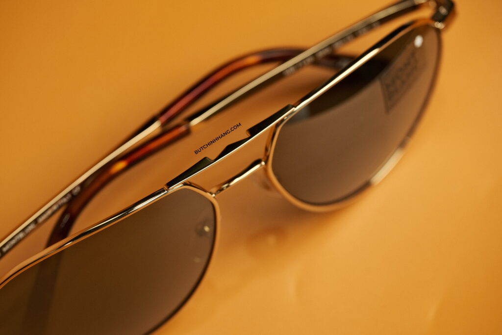 Montblanc Aviator Sunglasses MB714S 32Q Gold/Havana mẫu kính mát dành cho người sành điệu DSCF0028