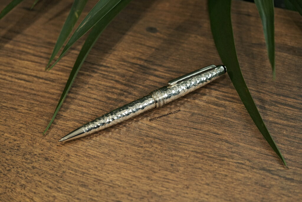 Montblanc Meisterstuck Martele Sterling Silver Ballpoint Pen 115099 - DSCF0288
