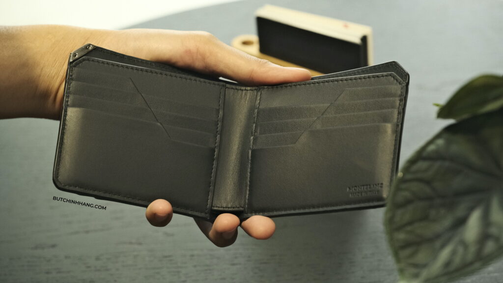 Mẫu ví Montblanc Leather Goods Urban Spirit với khả năng chống đọc trộm thẻ DSF1208