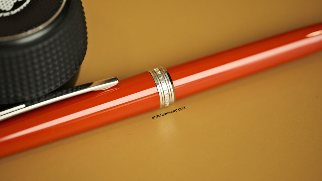 Bút Montblanc PIX Red Platinum Ballpoint Pen 114814 - DSF1485