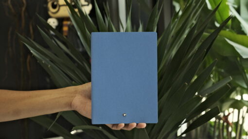 Sổ da Montblanc Notebook 146 Technicolor Blue 124172 Sổ da Montblanc