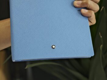 Sổ da Montblanc Notebook 146 Technicolor Blue 124172 - so da montblanc notebook 146 technicolor blue 124175 scaled