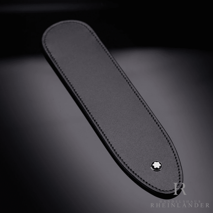 Giới thiệu - Bao da đựng bút Montblanc Meisterstück Single Pen Sleeve Black Leather - gioi thieu bao da dung but montblanc meisterstuck single pen sleeve black leather 3