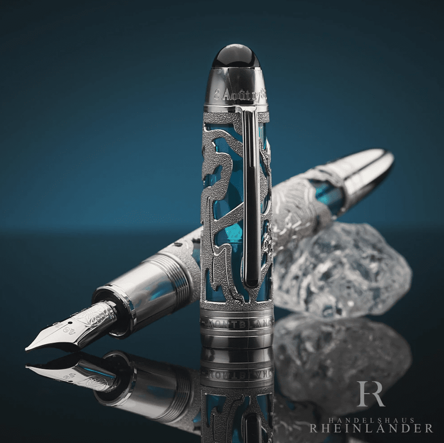 Giới thiệu - Mẫu bút Montblanc Artisan First Ascent to the Mont Blanc 333: “MONSTER” GLACIER Fountain Pen 127023 - gioi thieu mau but montblanc artisan first ascent to the mont blanc 333 monster glacier fountain pen 127024